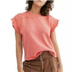 NWT We The Free Warrior Tee Varsity Red XS Sweatshirt